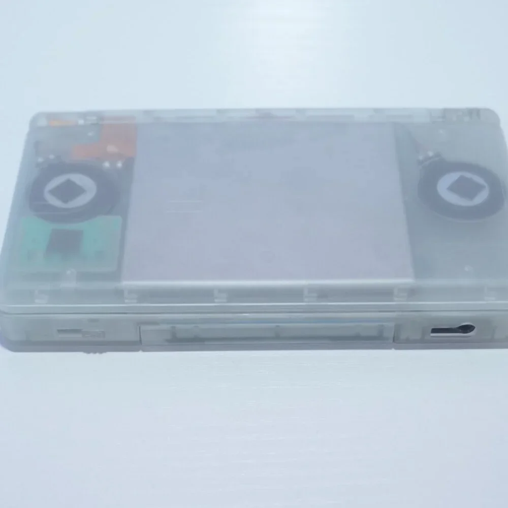 Nintendo DS Lite Transparent Clear Glow in the Dark System with Charger & Stylus